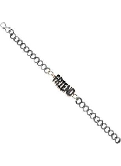 Black::Silver  Friendship day Hot Selling  Gift Fashion  Bracelet 